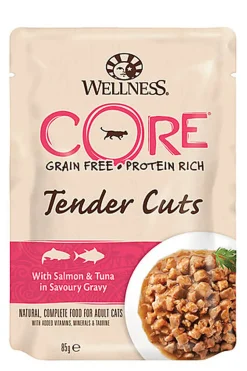 Wellness CORE - Repas Tenders Cuts au Thon pour Chat - 85g