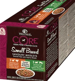 Wellness CORE - Sélection de Fermier Savoury Medleys Pâté pour Chien Petite Race - 510g