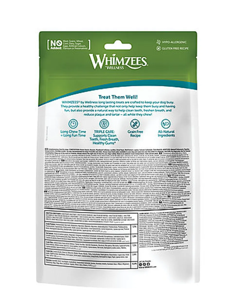 Whimzees - Friandises Saucisse Veggie Dog Treats S pour Chien - x28