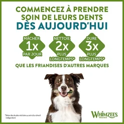 Whimzees - Friandises Saucisse Veggie Dog Treats S pour Chien - x28