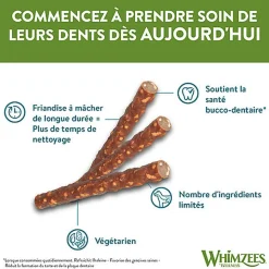 Whimzees - Friandises Saucisse Veggie Dog Treats S pour Chien - x28