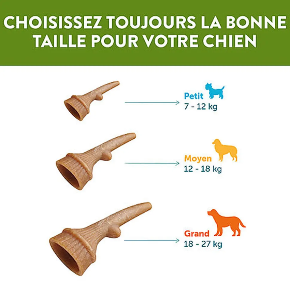 Whimzees - Sachet Antler - L 6 Pcs