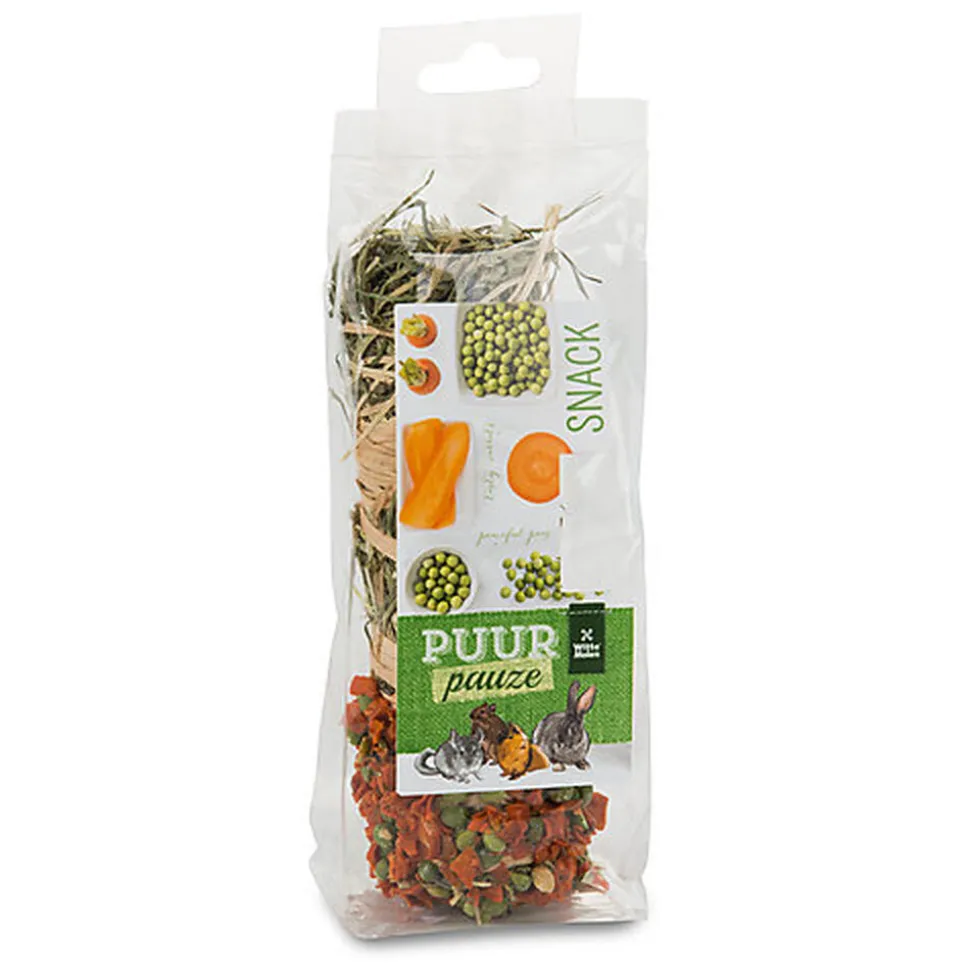 Witte Molen - Barre De Foin Puur Pauze Carotte & Pois - 70g