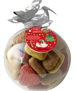 Wouapy - Boule Friandises Canibull Noël à la Viande pour Chien - 205g