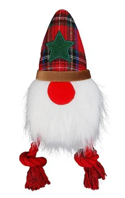 Wouapy - Jouet Dingos Corde Gnome Noël pour Chiens - 26cm