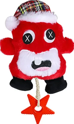 Wouapy - Jouet Dingos Santa avec Sabot pour Chien - 27cm