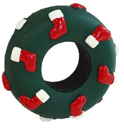 Wouapy - Jouet Donut Botte de Noël pour Chien - 11cm