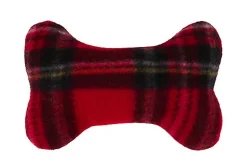 Wouapy - Jouet Os + Sifflet Peluche pour Chiens