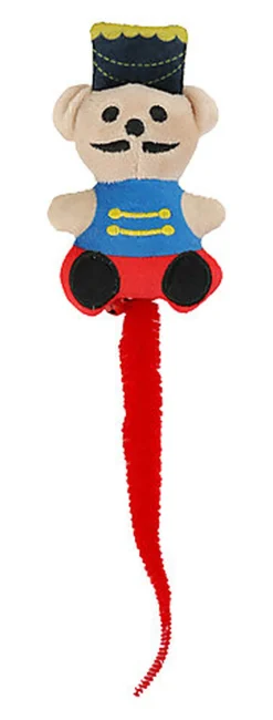 Wouapy - Jouet Ourson Casse-noisette avec Chenille pour Chats - 30cm