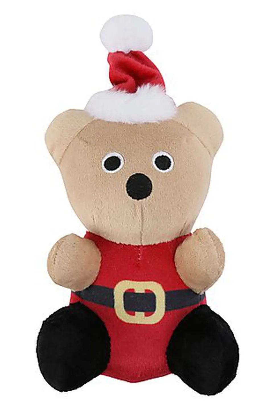 Wouapy - Jouet PelucheOurson Père Noël pour Chiens - 13,5cm