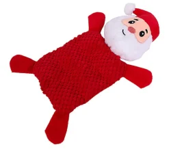 Wouapy - Jouet Père Noel + Sifflet Peluche Plate pour Chiens