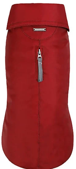 Wouapy - Manteau Imperméable Essentiel Rouge pour Chiens