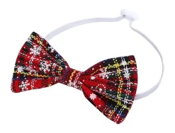 Wouapy - Noeud Papillon Noël pour Chien et Chat - 14 x 6,5cm