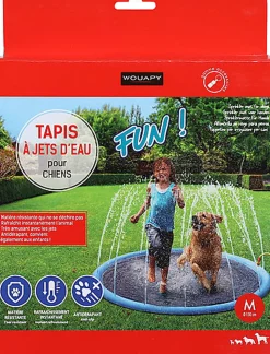 Wouapy - Piscine Splash Jets d'eau pour Chien - T150