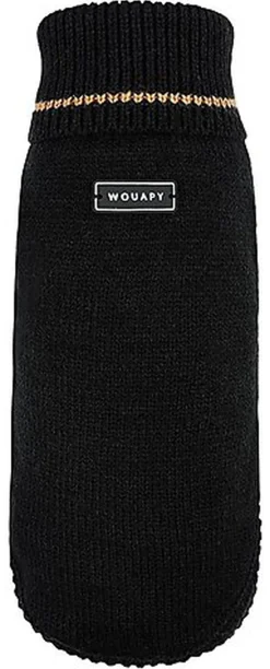Wouapy - Pull Basic Noir pour Chien
