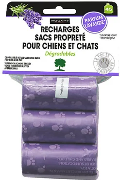 Wouapy - Recharge Sacs Propreté Parfumee x3 - Lavande