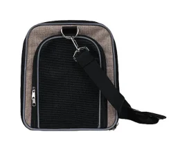 Wouapy - Sac de Transport Détente Beige pour Chien - 45x25x28cm