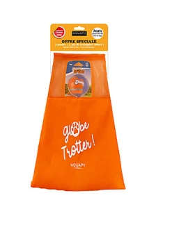 Wouapy - Sac Rangement Globe Trotter avec 3 Jouets pour Chiens
