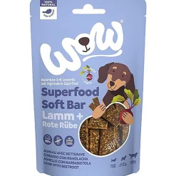 Wow - Friandises Barre Superfood Agneau Betterave pour Chiens - 150g