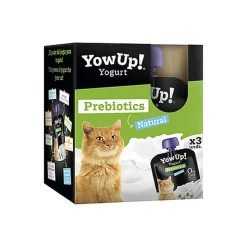 Yowup -  Yaourt Enrichie en Prébiotique pour Chats - 3x85g