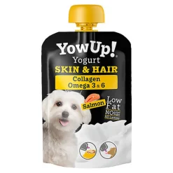 Yowup - Yaourt Skin & Hair au Saumon pour Chiens - 115g