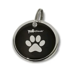 Yuli - Médaille d’identification instantanée pour animaux - Noire