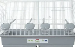Zolux - Cage Primo Cati Blanc et Gris pour Oiseaux - 67cm