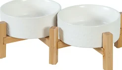 Zolux - Écuelle Grès Keramo Duo Blanche