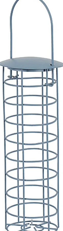 Zolux - Distributeur Boule de Graisse avec Toit pour Oiseaux - Gris