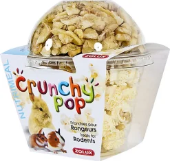 Zolux - Friandises Crunchy Pop à la Banane pour Rongeurs - 63g