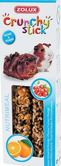 Zolux - Friandises Crunchy Stick Groseille et Orange pour Cochon d'Inde - 115g