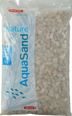 Zolux - Gravier Décoratif Aquasand Nature Jaune pour Aquarium - 4,5Kg