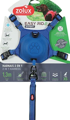 Zolux - Harnais Easyride Bleu pour Chiens