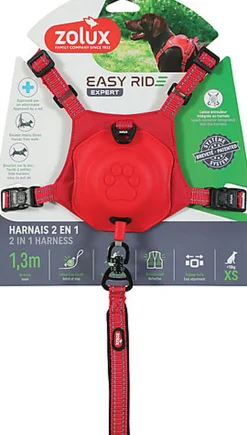 Zolux - Harnais Easyride Rouge pour Chiens