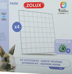 Zolux - KIT 4 GRILLES EXTENSION HABITAT LAPIN NEOLIFE