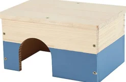 ZOLUX - MAISON BOIS COCHON D'INDE NEOLIFE - BLEU