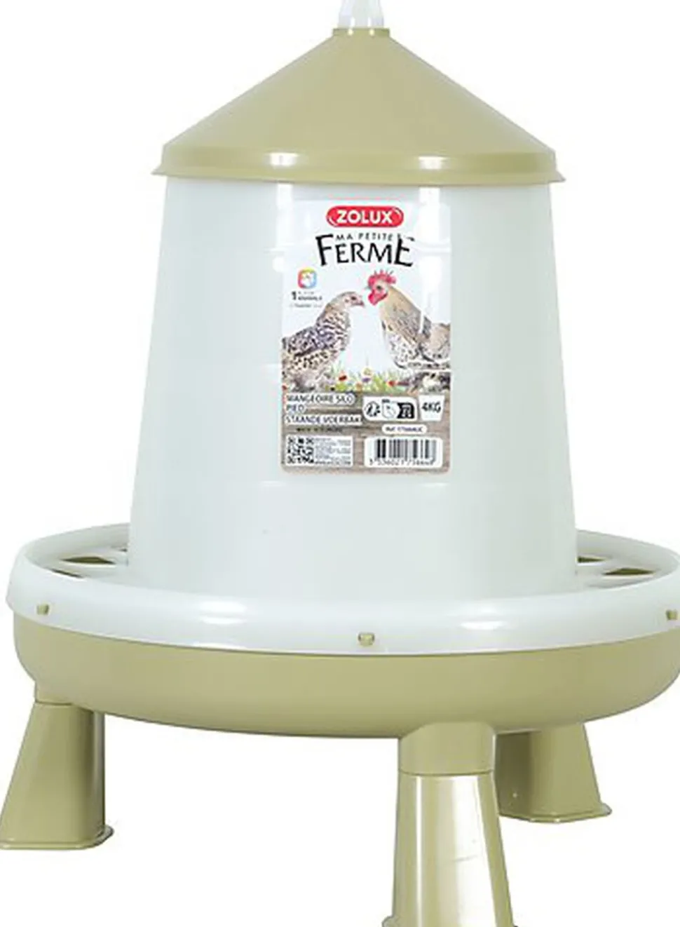 Zolux - Mangeoire Silo Lichen sur Pied pour Basse Cour - 4Kg