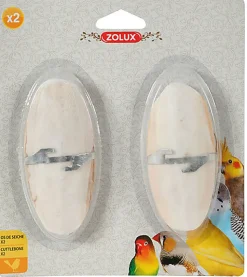 Zolux - Os de Seiche avec Support pour Oiseaux - x2