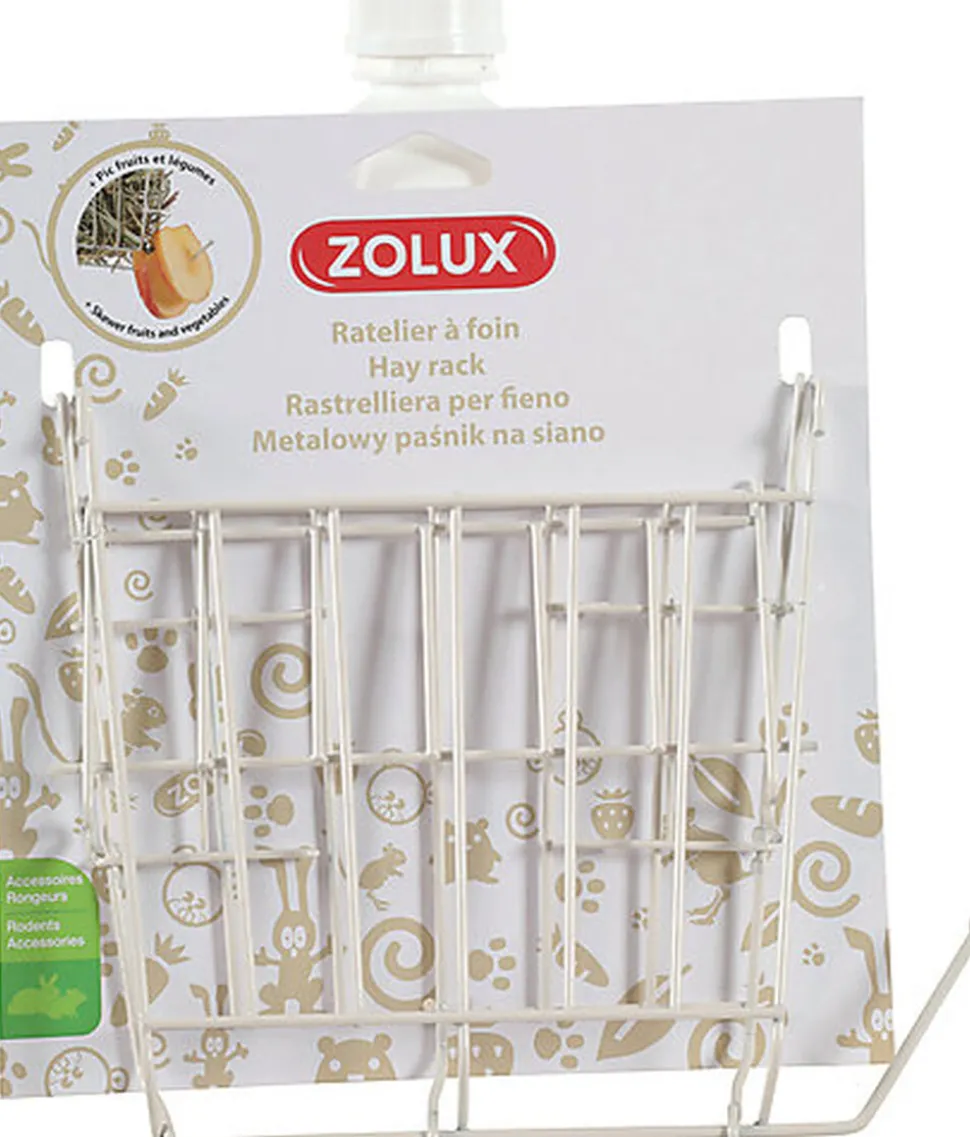 Zolux - Ratelier à Foin en Métal pour Rongeurs - Beige