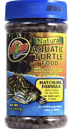 Zoomed - Alimentation en Granulés Baby pour Jeunes Tortues Aquartiques - 45g