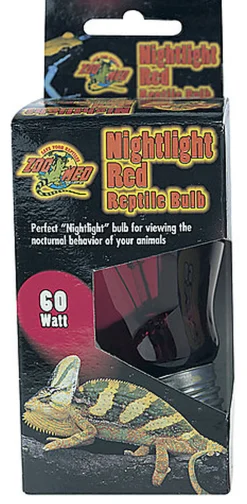 Zoomed - Ampoule chauffante infrarouge nocturne pour terrarium - 60W