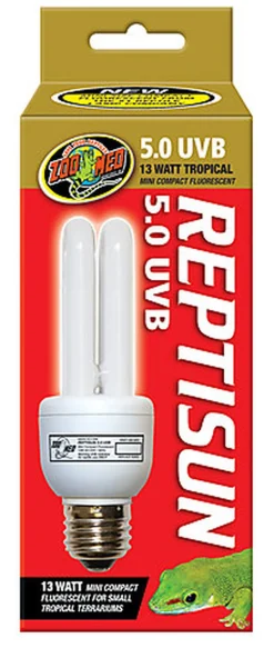 Zoomed - Ampoule Fluo Compact ReptiSun UVB 5.0 FSC-5M pour Terrarium - 13W