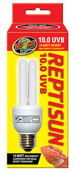 Zoomed - Ampoule Fluo Compact Reptisun Uvb 10.0 Fsc-C10e pour Terrarium - 26w