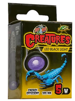 Zoomed - Ampoule Led Nuit Lumière Noire pour Insectes et Reptiles - 5W