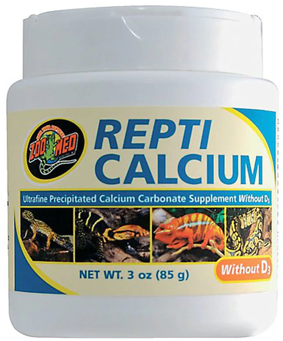 Zoomed - Complément de Calcium sans D3 Repticalcium pour Reptiles - 85g
