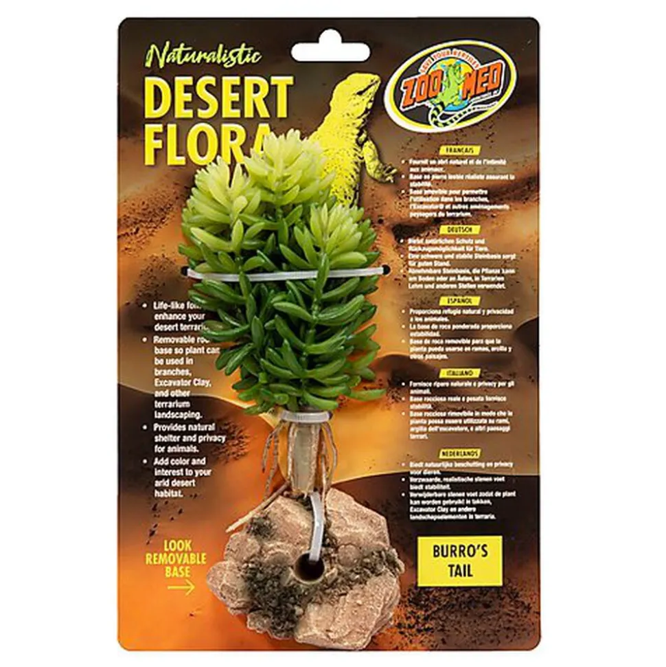 Zoomed - Décoration Artificielle Plante Queue D'âne pour Terrarium - 14,5cm