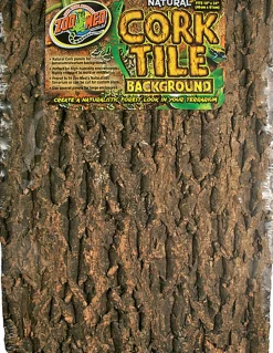 Zoomed - Fond décor pour terrarium en liège - 45x61 cm