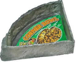 Zoomed - Gamelle Angle en Plastique pour Reptiles - XL