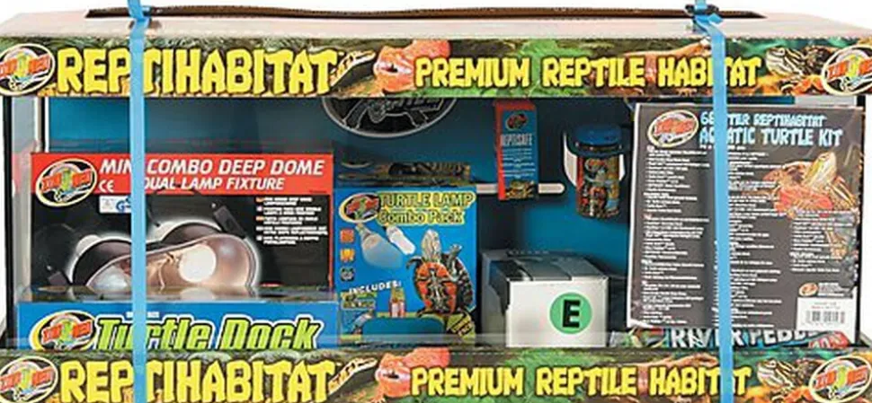 Zoomed - Kit Tortues Aquatiques Premium Reptile Habitat - 68L