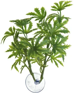 Zoomed - Plante artificielle avec ventouse pour aquarium - Papaya